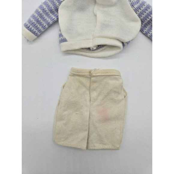 Vintage 1986 Ken Pet Show Fashion #3663 Sweater Shorts Outfit Barbie Mattel 80s - Picture 8 of 8